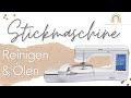 🧼Reinigen und Ölen meiner Stickmaschine //Brother Innovis V3 //mit Monique von der Ahrtal Stickerei