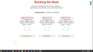 Rocking the Boat Concept Builder