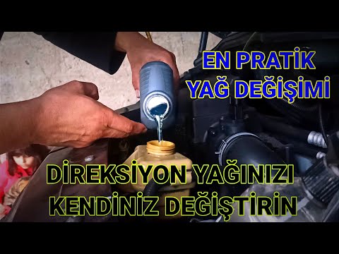 DİREKSİYON YAĞI DEĞİŞİMİ / EN PRATİK DİREKSİYON HİDROLİĞİ DEĞİŞTİRME YÖNTEMİ