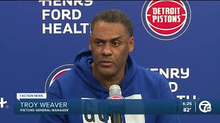 Pistons GM Troy Weaver open to trades, but likes options at No. 5 overall