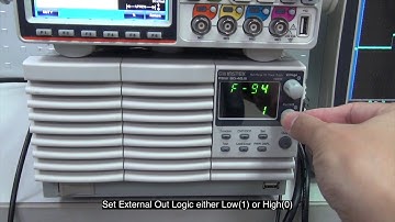 GW Instek - Test scripts Part 2 - Set External Out Logic