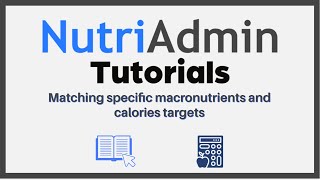 How to create a meal plan matching specific macronutrients and calories targets