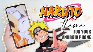 🍥 how to have your phone an anime theme - naruto theme with reused customized apps screenshot 2