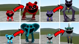 All Smiling Critters Monster Forms Poppy Playtime Chapter 3 In Garrys Mod