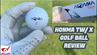 HONMA TW-X ON COURSE GOLF BALL REVIEW