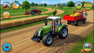 Real Tractor Farming Simulator 🚜🚛– Indian Tractor Trolley Game 3D - Android GamePlay screenshot 3
