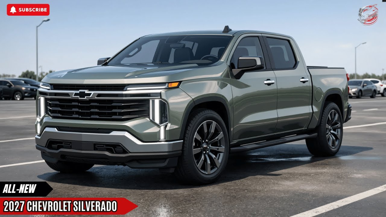 Новый Chevrolet Silverado 2027 года — пикап будущего.