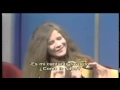 Janis live at Dick Cavett Show Parte1 Subtitulado