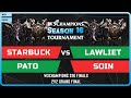 WC3 - Starbuck &amp; PaTo vs LawLiet &amp; Soin - 2v2 GRAND FINAL - W3Champions S16 Finals