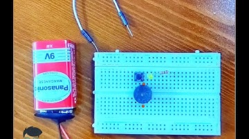 Buzzer & Led connection with push button switch