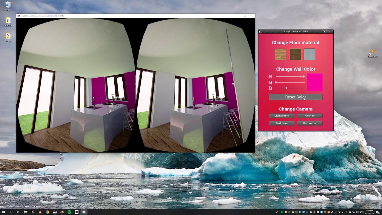 Practical example of the VR Spectator Control Window plugin - YouTube