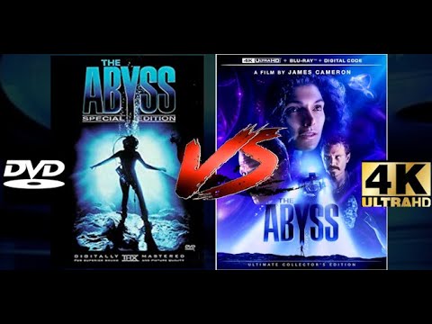 THE ABYSS 1989 4K Ultra HD VS DVD Comparison