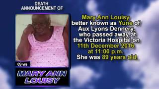 Mary Ann Louisy short