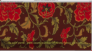 ArahWeave jacquard design in 5 minutes