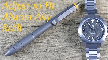 On Point EDC: RZE –  Dual Click Adjustable Titanium Pen by Big Idea Design