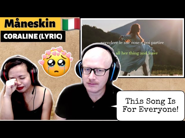 Måneskin - CORALINE | REACTION | THIS IS A SONG FOR EVERYONE! (ENG SUB)🇮🇹 class=