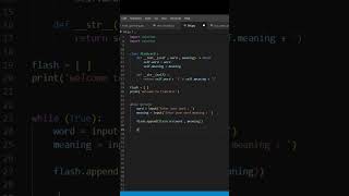 playing flashcard game   in python
