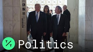 Trump Pays Respects to Supreme Court Justice John Paul Stevens