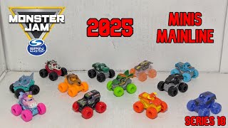 2025 Spin Master Monster Jam Minis Mainline Series 18 Unboxing And Review