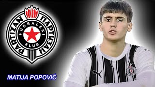 MATIJA POPOVIC 2023/2024 | Serbian Wonderkid | Magic Goals, Skills & Assists (HD)