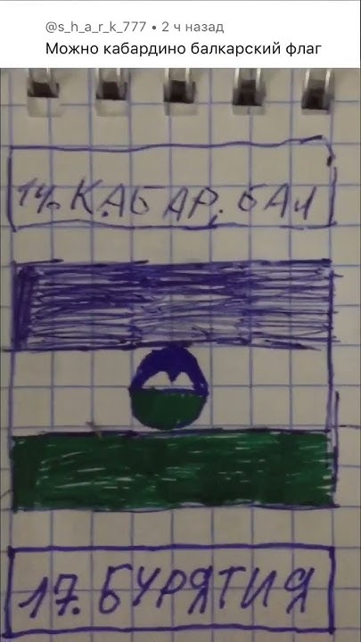 Нарисовал флаг Кабардино-Балкарии какой флаг нарисовать ещё?? - YouTube