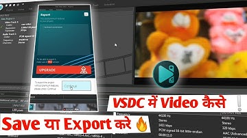 Vsdc Me Video Save Kaise Kare | How To Save Video In Vsdc Video Editor