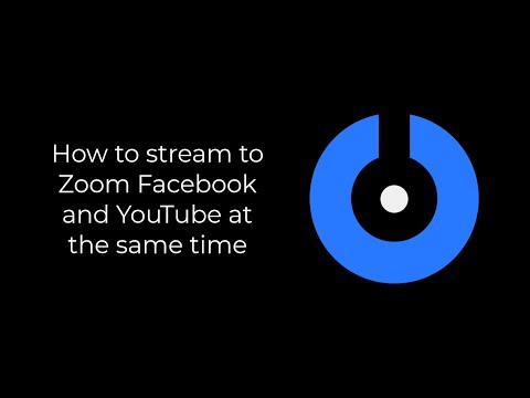 SplitCam 10 - How to stream to Zoom Facebook and YouTube at the same time