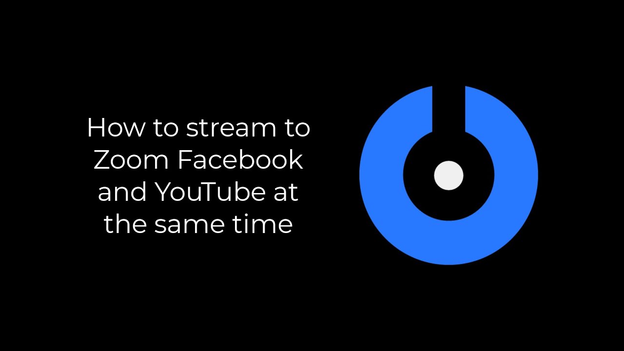 SplitCam 10 - How to stream to Zoom Facebook and YouTube at the same time