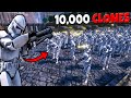 10,000 Clones Invade BRIDGE DEFENSES! - UEBS: Star Wars Mod Battle Simulator