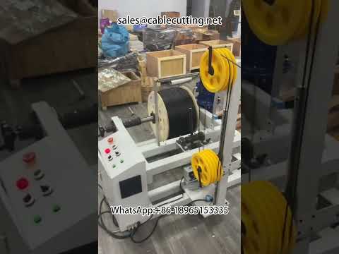Large Reel to Small Reel Automatic Wire Rewinding Machine with Meter Counting