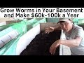 Make $60K-$100K a Year By Growing Worms in Your Basement