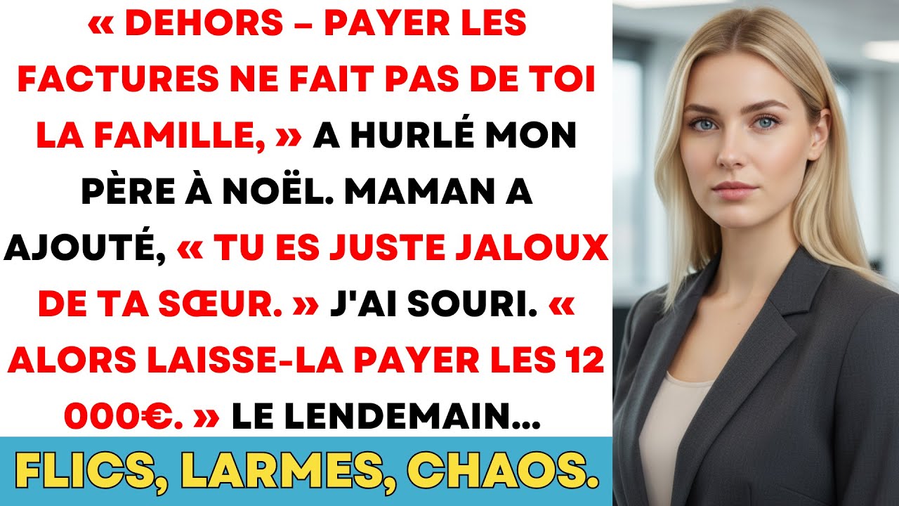 À Noël, Mon Père A Hurlé « Tu N'es Pas Mon Fils » Alors Je Lui Ai Répondu Une Chose Qu'il N'oubliera