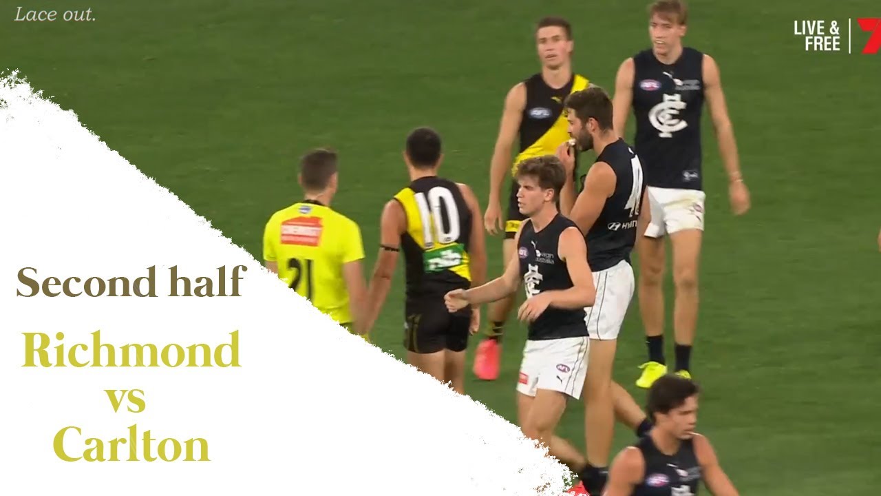 Richmond vs Carlton All goals and highlights SECOND HALF Round 1 2020