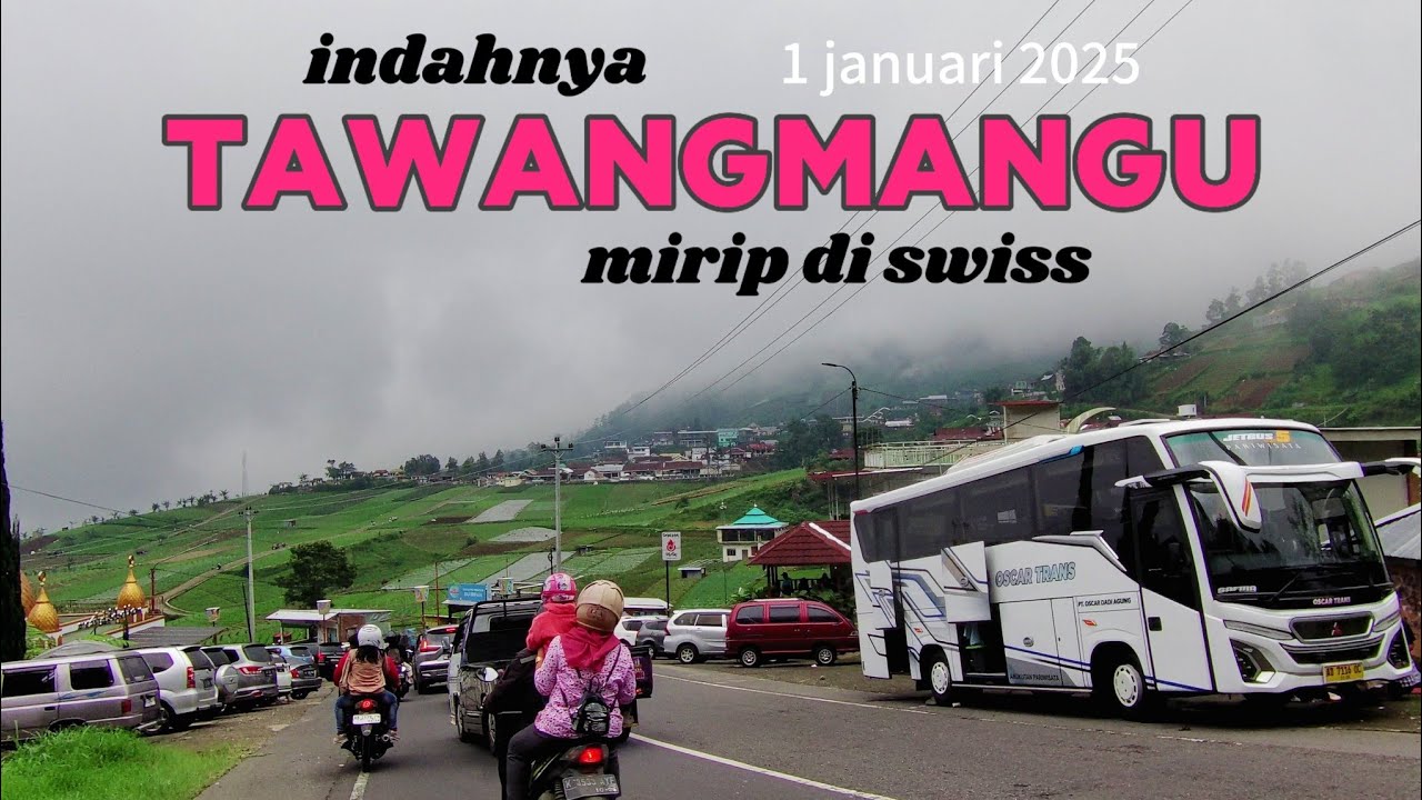 TAWANGMANGU MIRIP DI SWIS EROPA SERAME INI 1 JANUARI 2025 BEDA BANGET SMA 1 JANUARI 2026 SANGAT SEPI