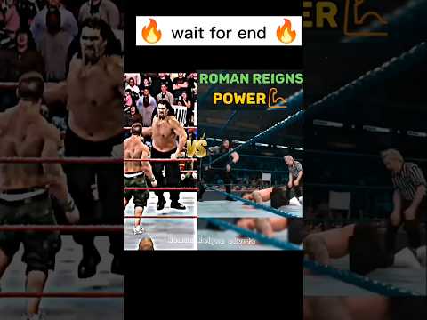 Roman Reigns attitude 👀 vs great Khali power 💀 | #shorts #wwe #viral