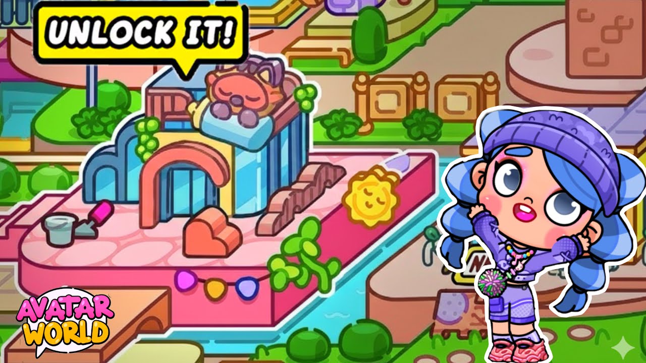 WHAT IS THE PINK BUILDING HIDING IN AVATAR WORLD?😱
