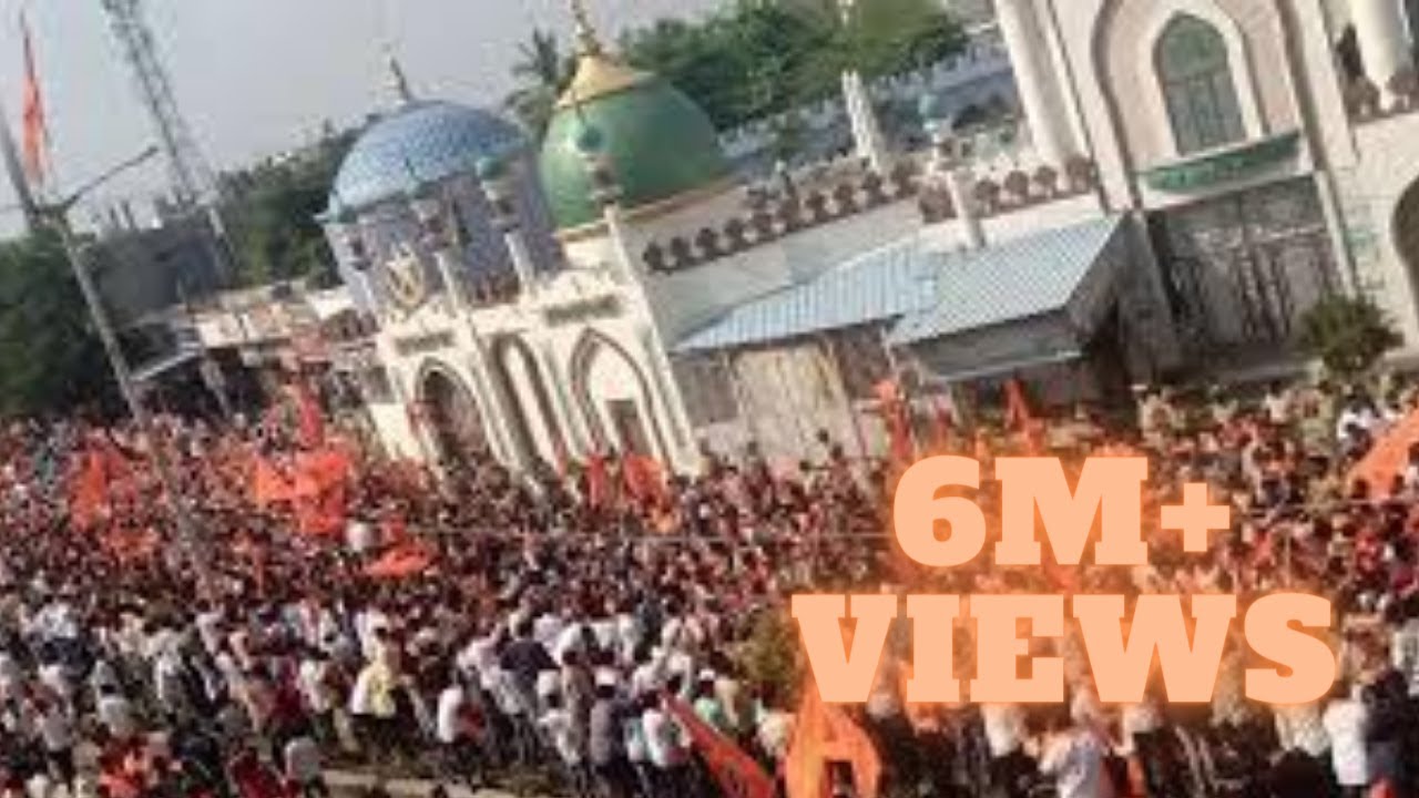 Ram Navami biggest celebration in the world 2lakh people dancing Gulbarga Shobha Yatra 