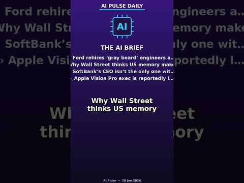 Ford rehires 'gray beard' engineers — AI news today #Shorts