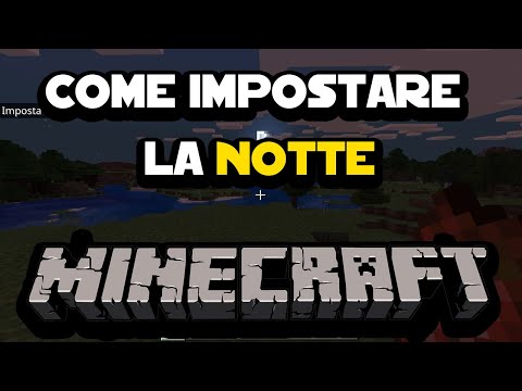 Video: Come Creare La Notte Eterna In Minecraft