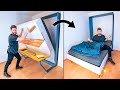 2-in-1 Bett &amp; Schreibtisch für Studenten gebaut!