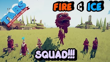 TABS | Fire & Ice Squad Vs Every Units (Same Price) - Totally Accurate Battle Simulator