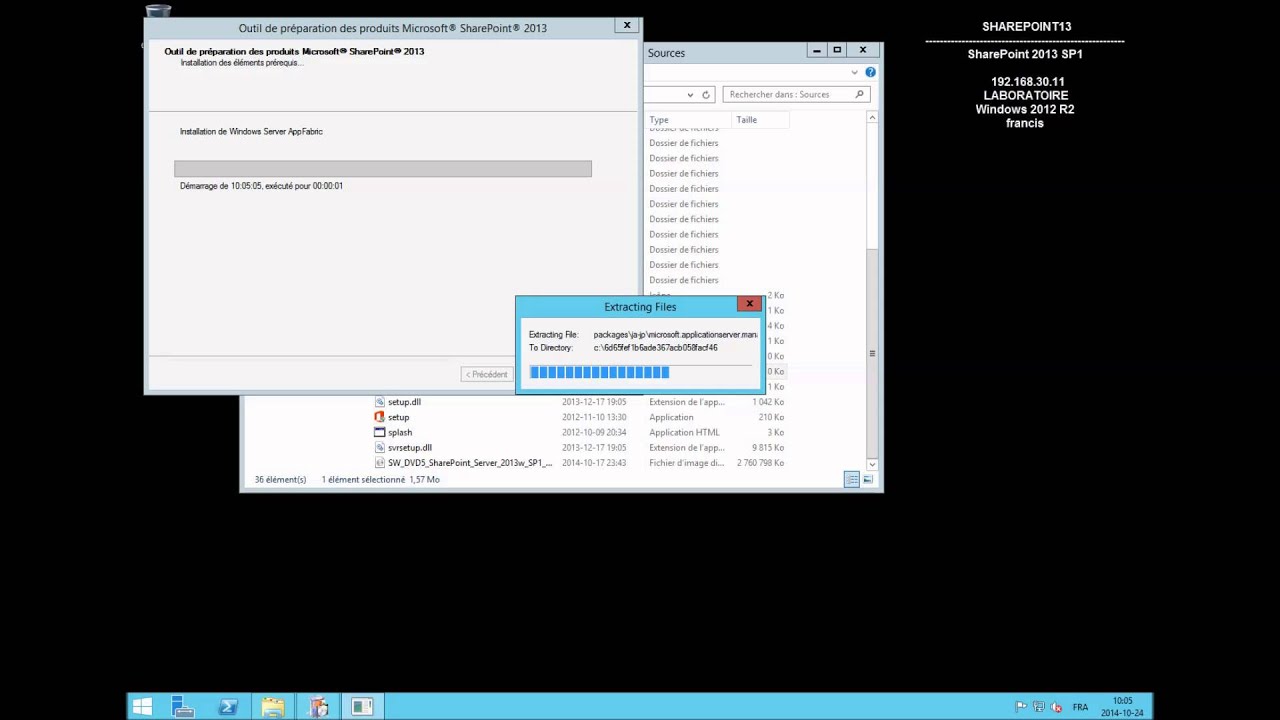 Installation SharePoint 2013 SP1 - YouTube