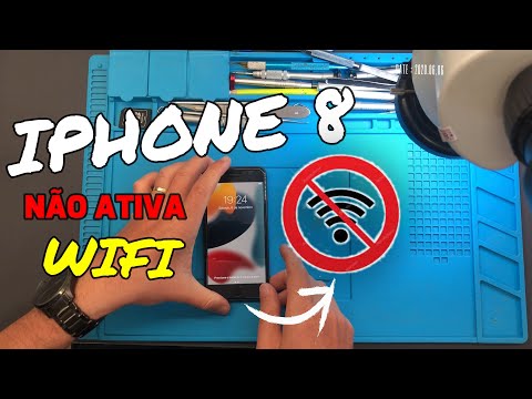 iPHONE 8 NÃO ATIVA WIFI