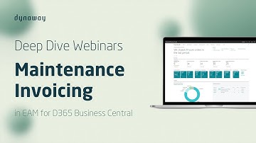 Maintenance Invoicing - EAM for Microsoft Business Central