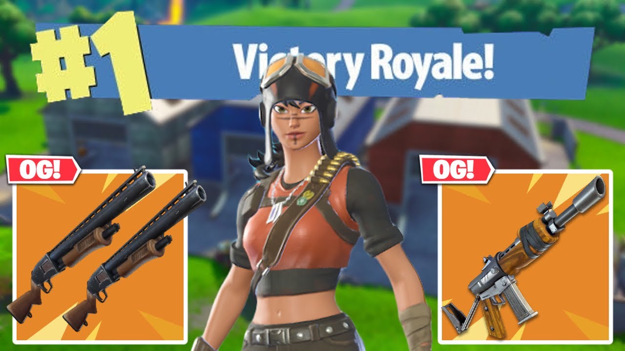 I FINALLY Got My FIRST WIN in Fortnite OG! - YouTube