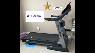 Demo of iFit on NordicTrack 2950 Commercial Treadmill