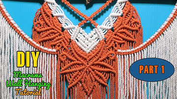 DIY Colors Macrame Wall Hanging on Bamboo Driftwood Macrame Design & Tutorial by LIT decor (Part 1)