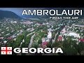 Город Амбролаури Грузия обзор Saqartvelo Racha Georgia Ambrolauri top view