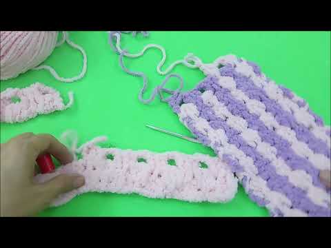 Çok kolay tığ işi battaniye örgü modeli, blanket, very easy blanket