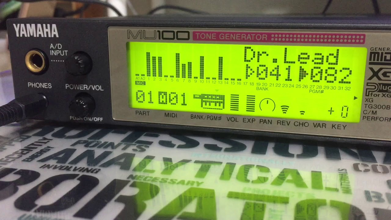 YAMAHA MU500 Demo Play - 01 : NIGHT BIRDS - YouTube